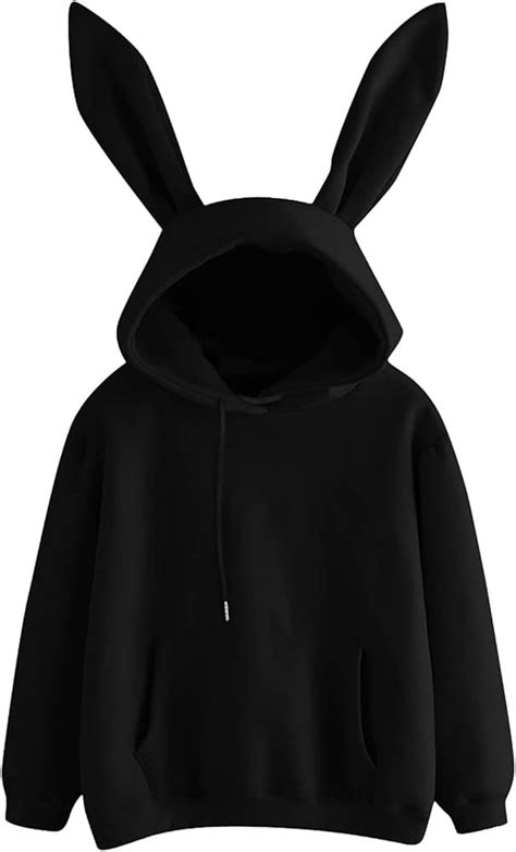 hoodie bunny ears|men's black bunny ear hoodie.